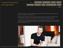 Tablet Screenshot of maximetremblay.com